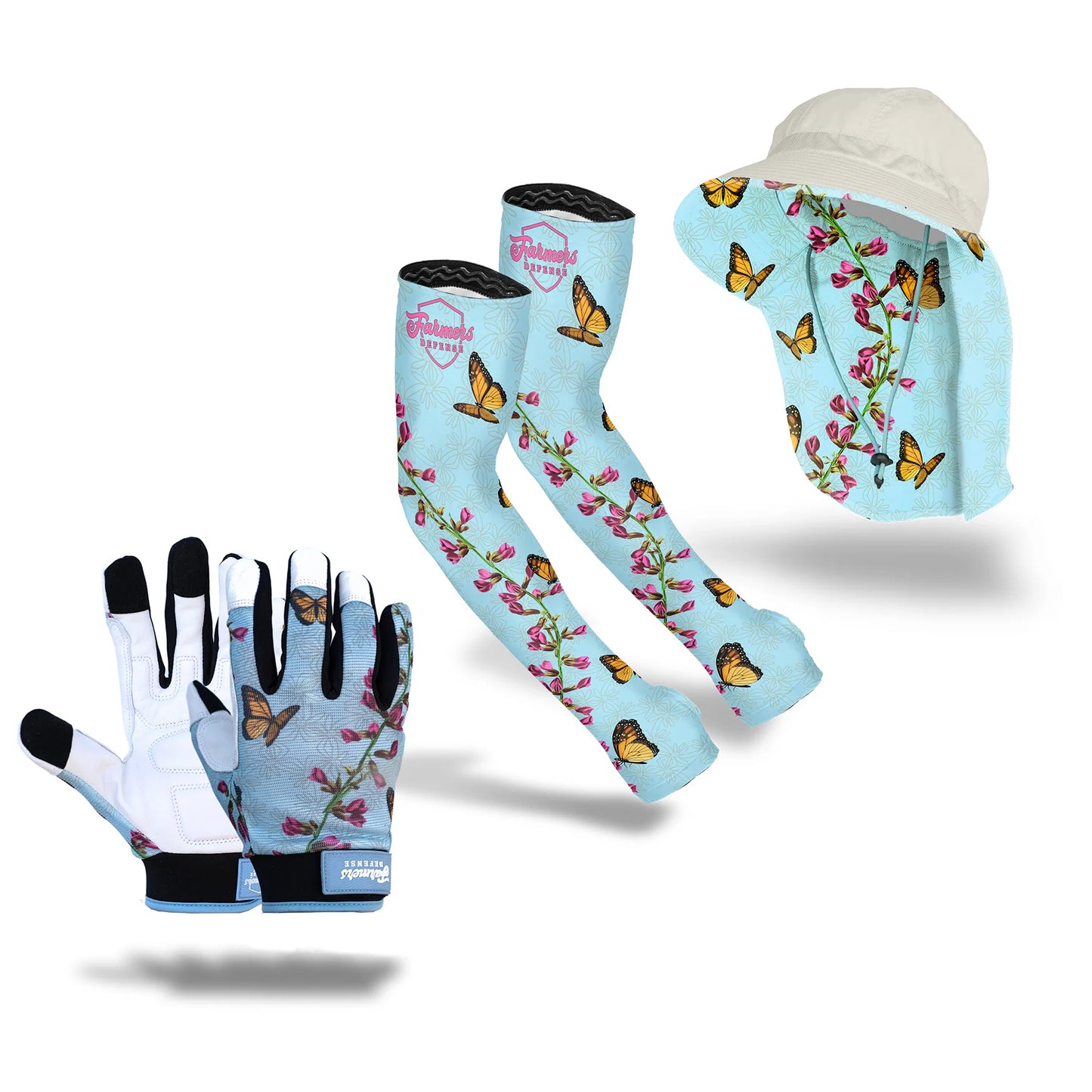 Monarch Pack - Protection Sleeves, Gloves and Sun Hat