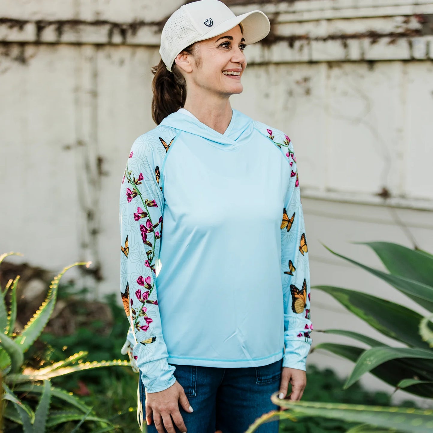 Women's UV Sun Hoodie - Monarch