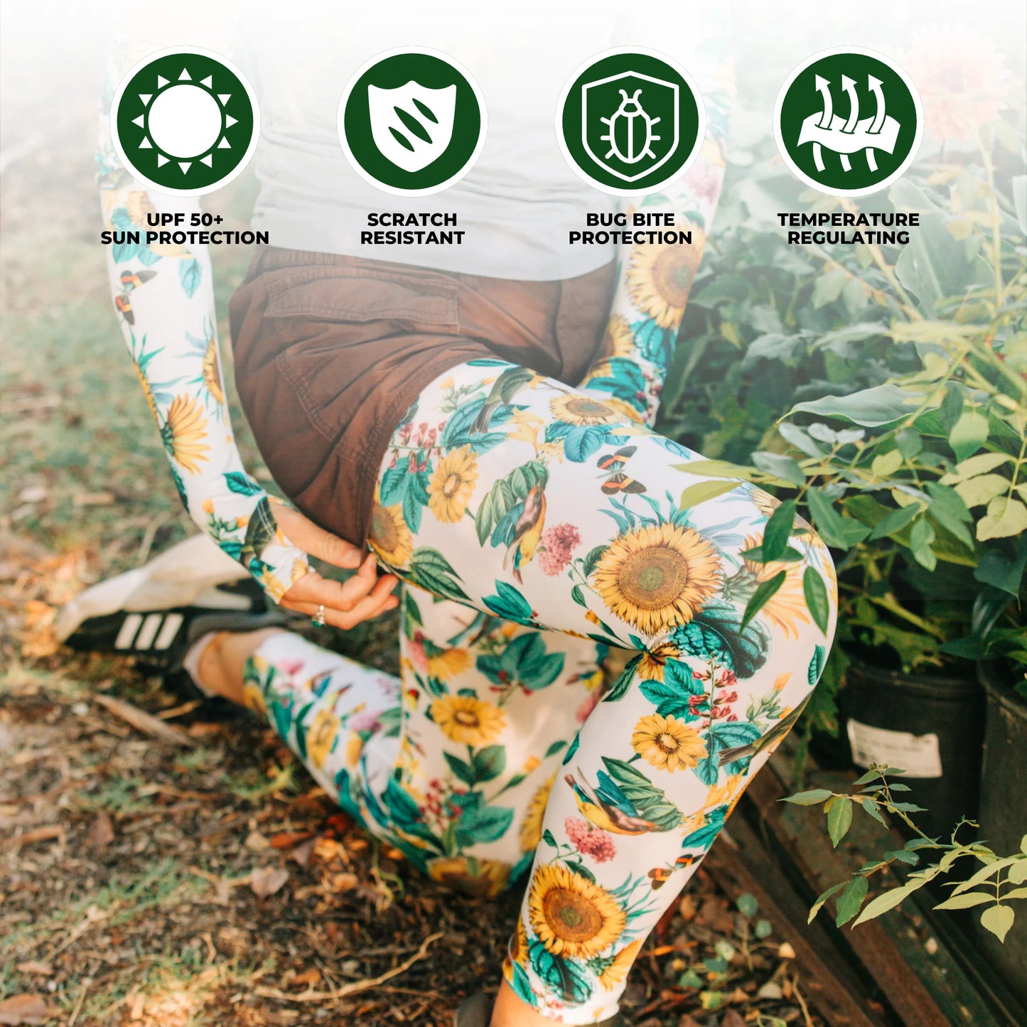 Leg & Arm Sleeves Bundle - Garden Flower