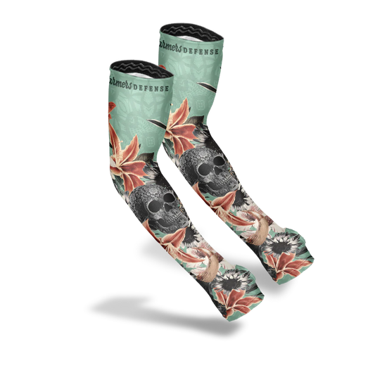 Protection Sleeves - Skull - Green FINAL SALE