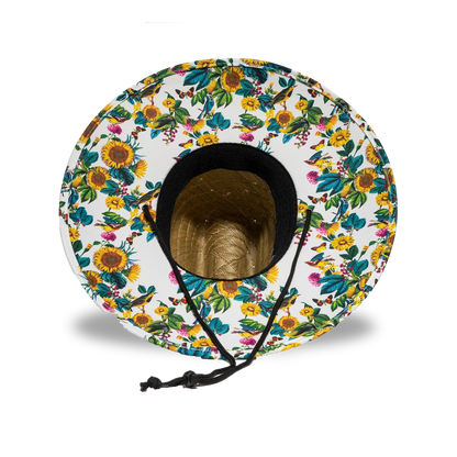 Farmers Defense Straw Hat - Garden Flower