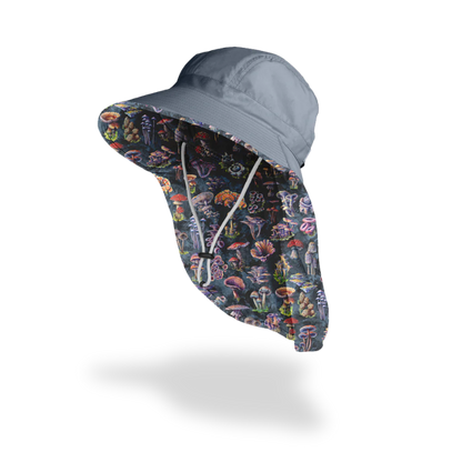 Sun Hat - Fungi Forager’s - Grey