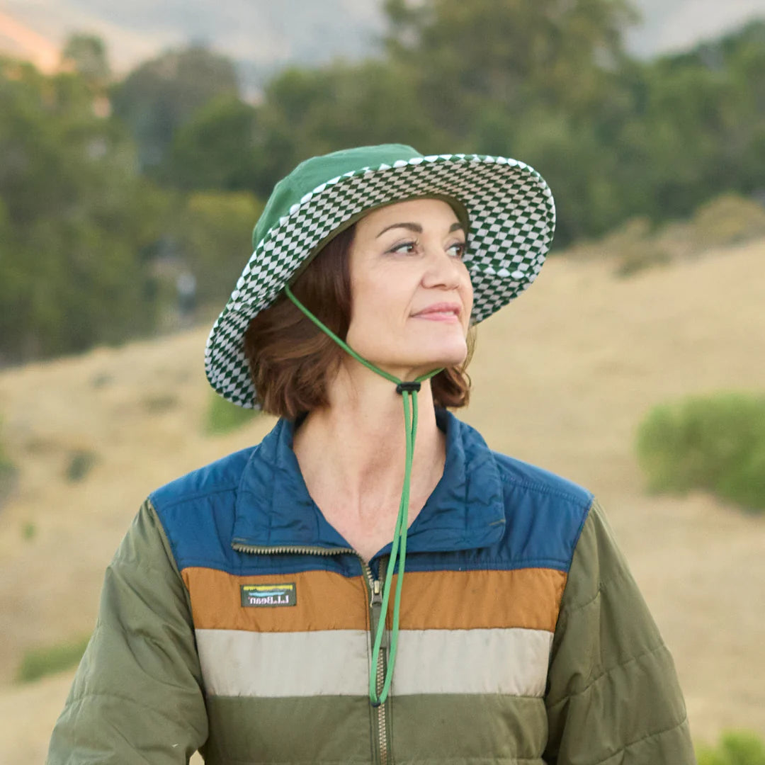 Venture Sun Hat - Moss Check