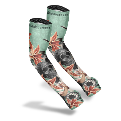 Protection Sleeves - Skull - Green FINAL SALE