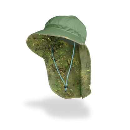 Sun Hat - Green Brush Camo