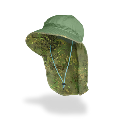 Sun Hat - Green Brush Camo