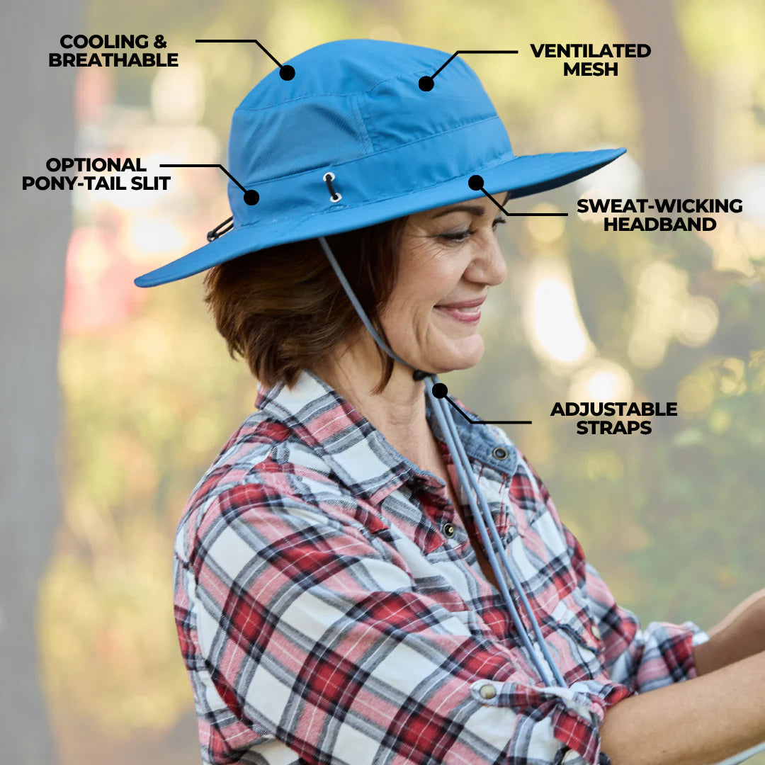 Venture Sun Hat - Stone Blue