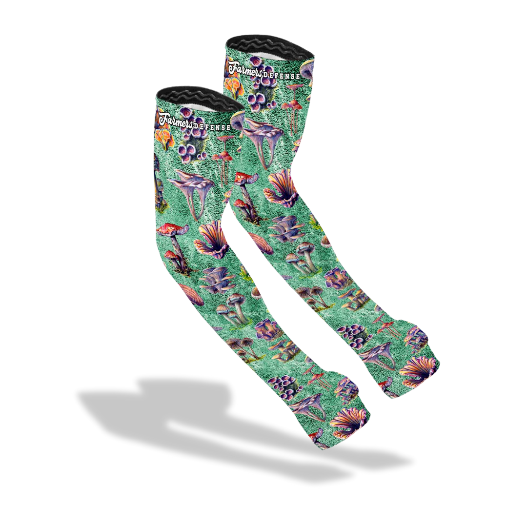 Protection Sleeves - Fungi Foragers - Green FINAL SALE