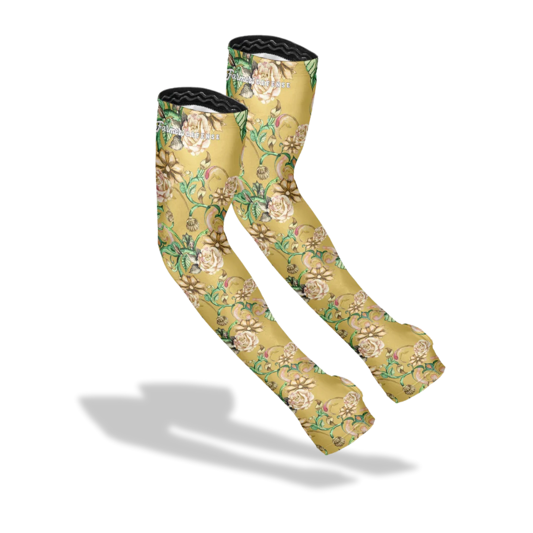 Protection Sleeves - Antique Bloom - Mustard FINAL SALE