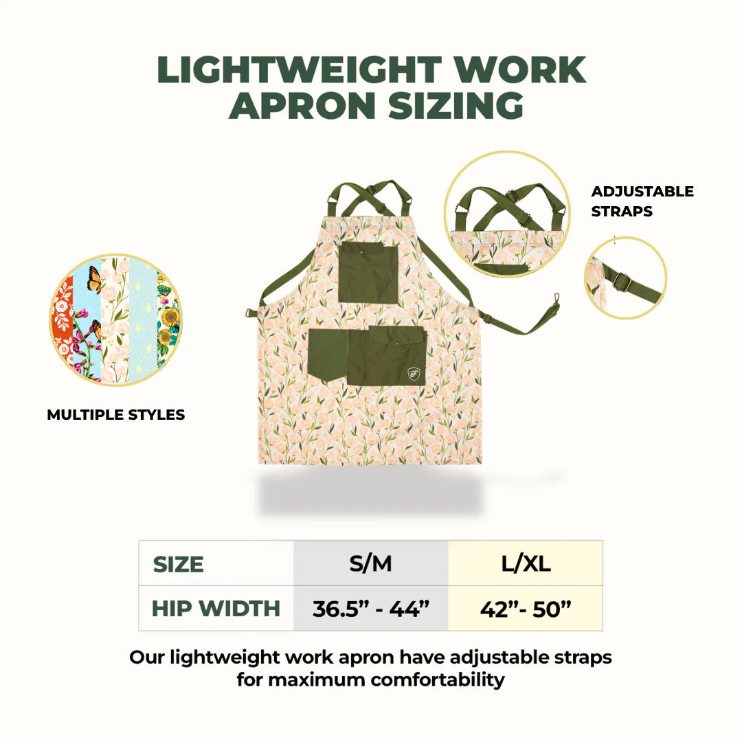 Lightweight Work - Apron - A Petals Hug
